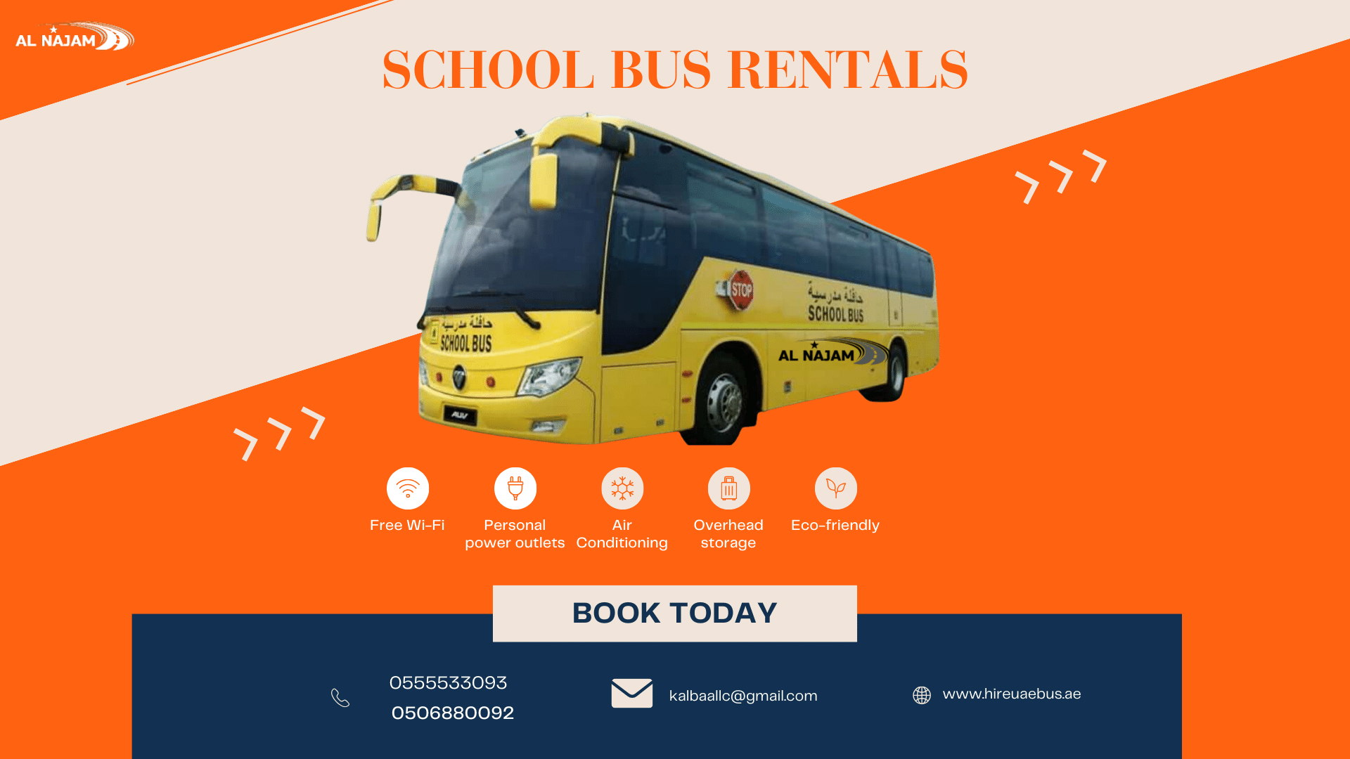 Yellow Bus Rental Services - AL NAJAM AL DAEM PASSENGERS TRANSPORT ...